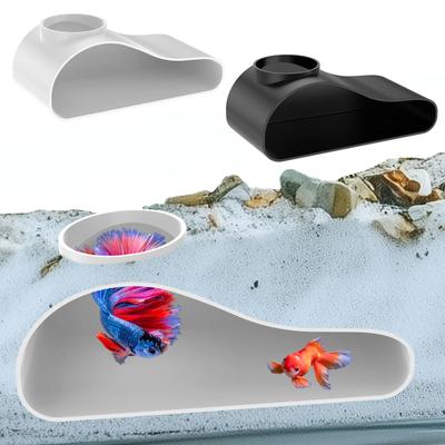 Unique Aquarium Cave Reusable Plastic Aquarium Underground Tunnel Cave with Single Hole Design for Fish Tank Decoration Breeding