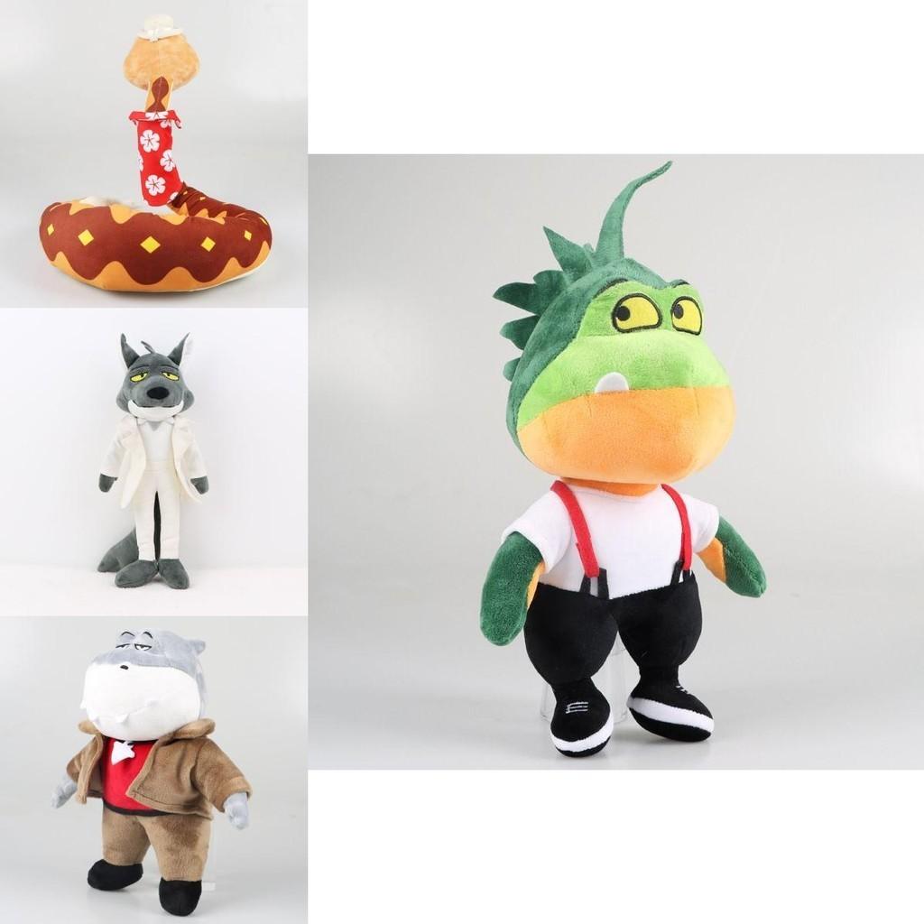 The Bad Guys Plush Toy Collection Featuring Mr. Wolf Ms. Tarantula Mr. Snake Mr. Piranha And More!