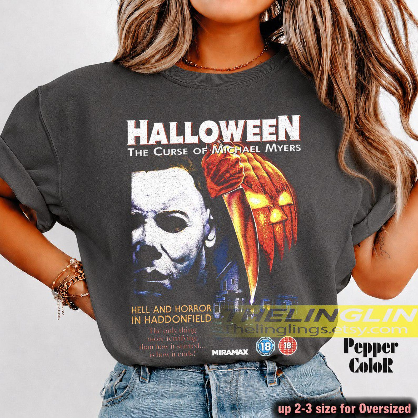 Michael Myers Halloween T-Shirt, Horror Movie Tee, Halloween Costume Shirt, Halloween Fan Apparel, Scary Movie T-Shirt FD XL