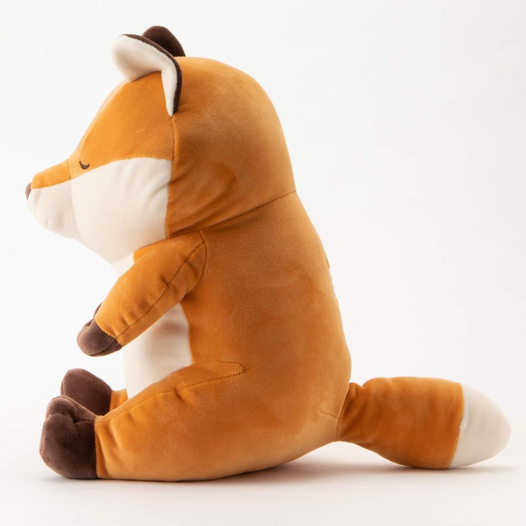 Livheart Premium Nemunemu Animals Konta the Fox Sitting Body Medium Size 30cm in Fluffy and Pillow, Polyester, (Approx. Length), Soft, 78214-41