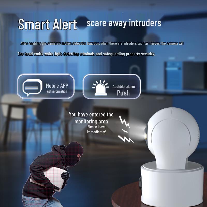 JOOAN Dual-Lens 10MP AI PTZ WiFi Security Camera