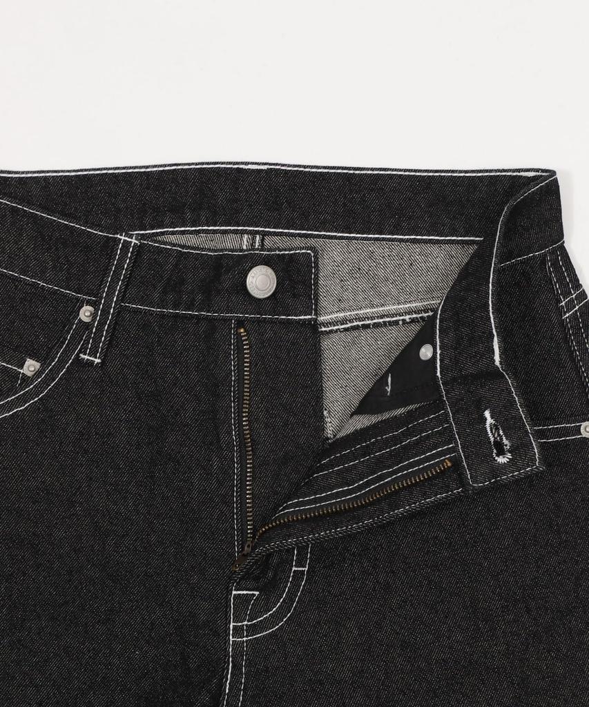 WEGO Straight Denim Everyday Light Denim Pants, Trousers, Bottoms, Denim, Simple, Wear, Year-Round, Women's, Gift, Present, Winter/Spring, Classic,