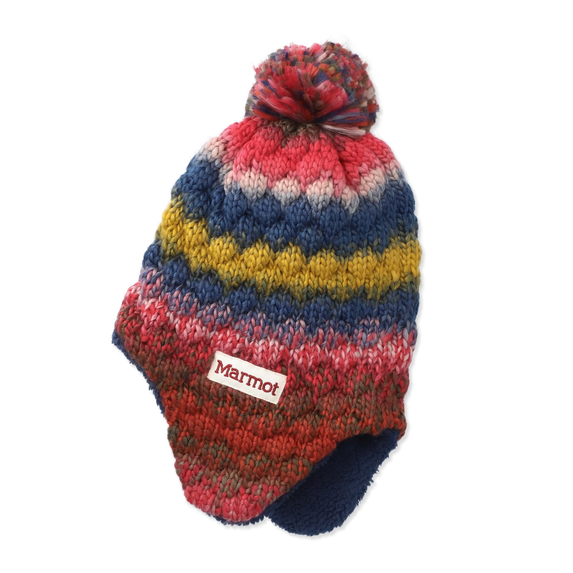 

Marmot Knitted Beanie with Ear Red Kids Covers,