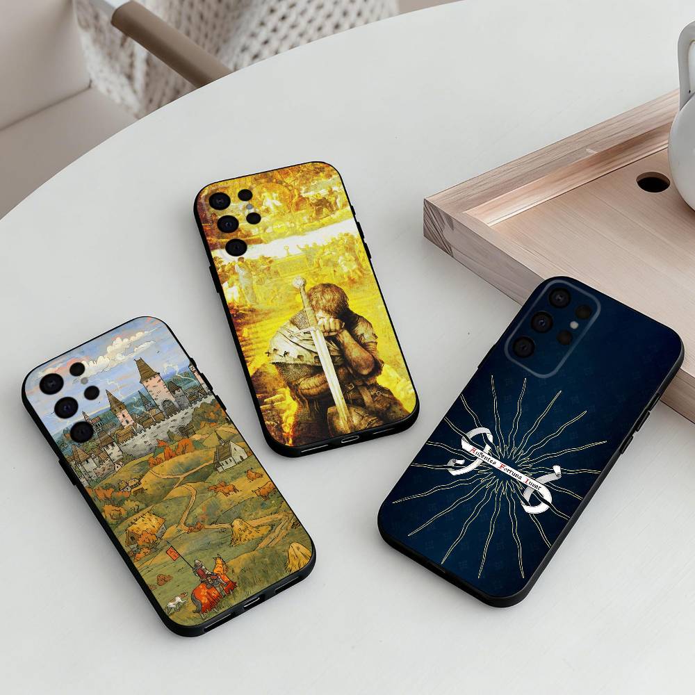 KCD Kingdom C-Come D-Deliverance Phone Case For Samsung S25,24,23,22,30,21,10,9,Ultra,Plus,Lite,FE,4,5 G Soft Black Case