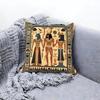 Antique Greek  Ancient Egyptian Cushion Cover Premium Comfort Reversible Pillow Cove Two in One Design for Any Room  Car