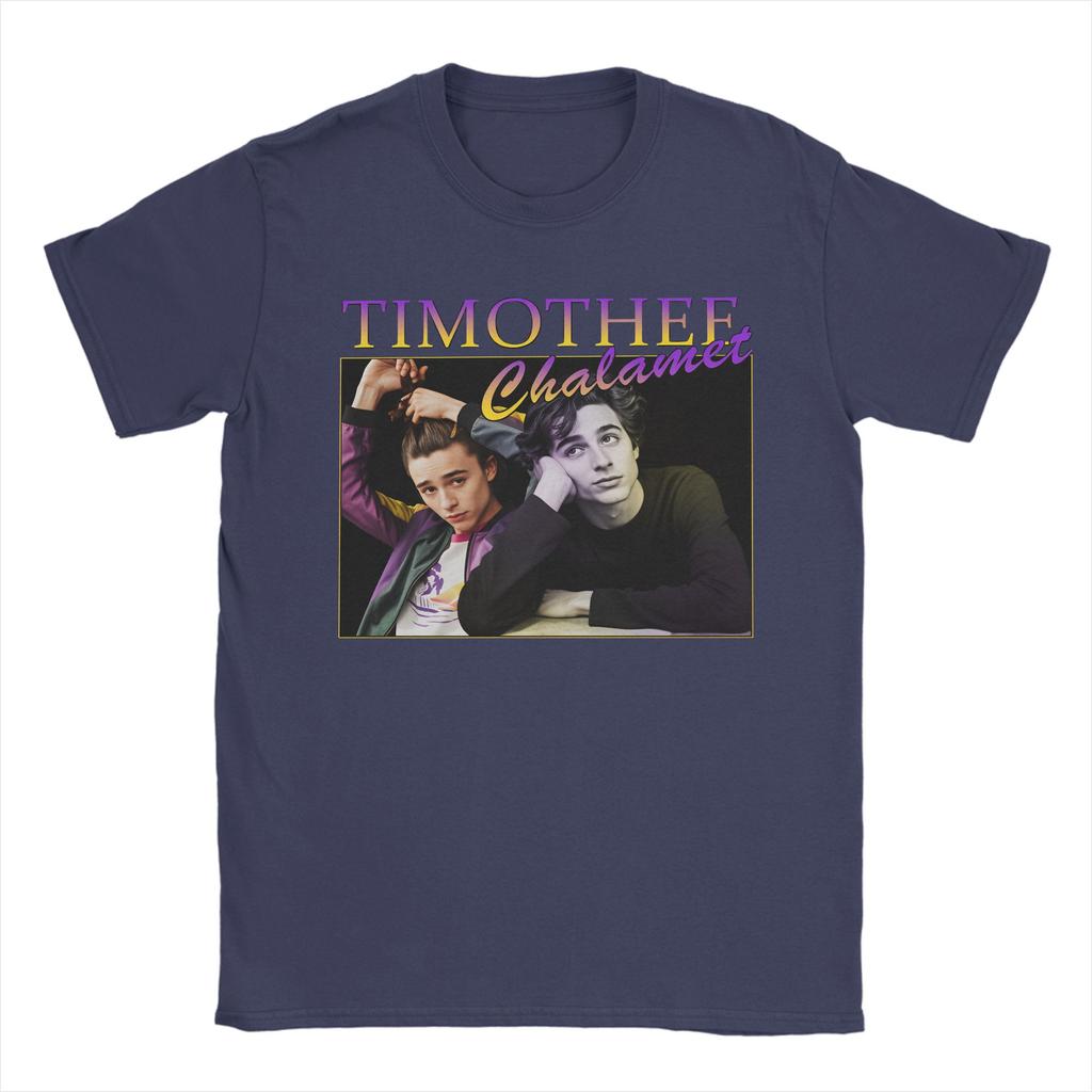 Timothee Chalamet American Actor TShirt Harajuku TShirts Couple Cotton ONeck Oversize Top Tees Short Sleeve Y2K Funny Tops