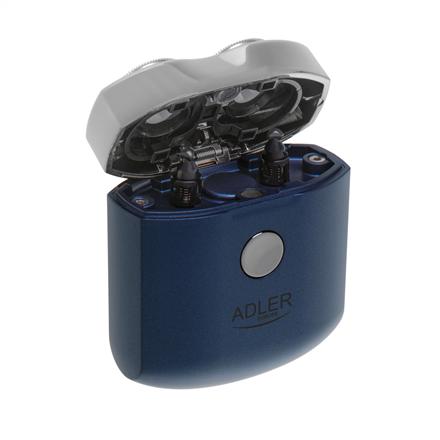 Adler | Travel Shaver | Ad 2937 | Operating Time (Max) 35 Min | Lithium Ion | Blue