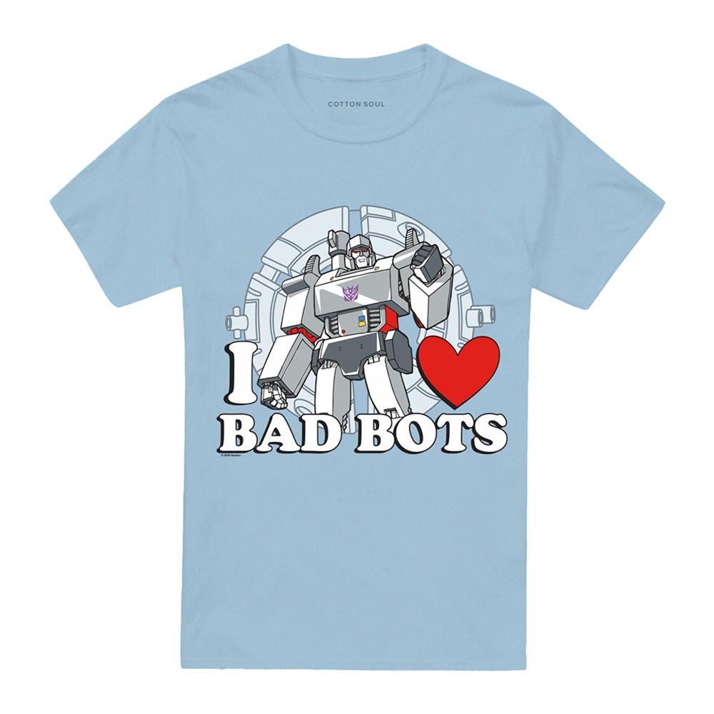 Transformers Mens I Love Bad Bots Megatron T-Shirt