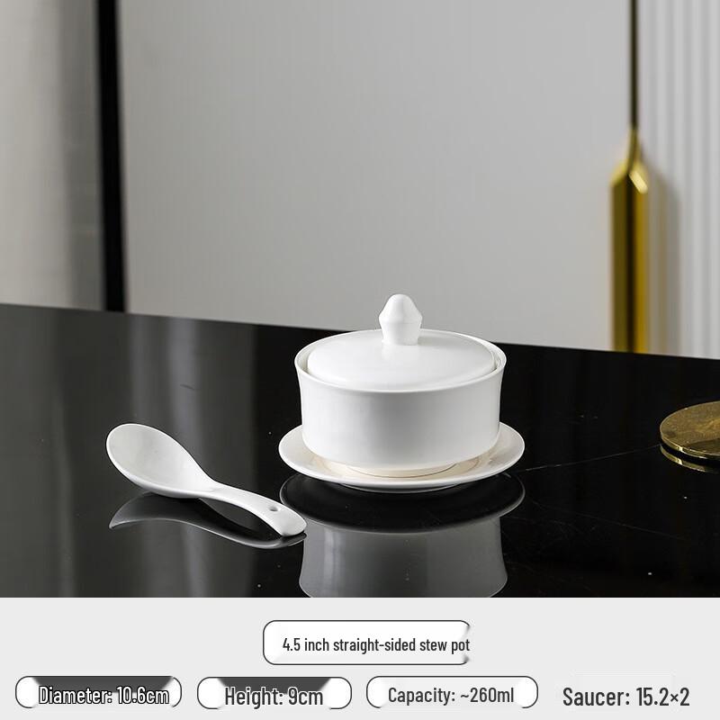 Ceramic Double Boiler Stew Pot