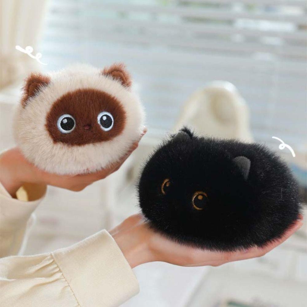 Cartoon-Katzen-Plüschtiere Stofftiere Schwarze Katze Plüsch Süße Kätzchen-Puppen Babygeschenke