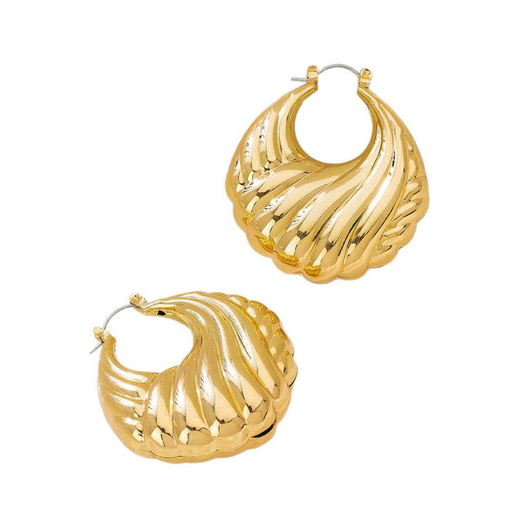 Fashion Small Circle Earrings Women'S High-End Temperament Simple Earrings Round Ear Jewelry