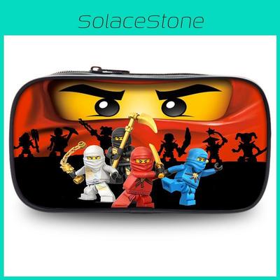 Cartoon Kids Ninjago Pencil Case With Lightweight Nylon Material For Daily Use