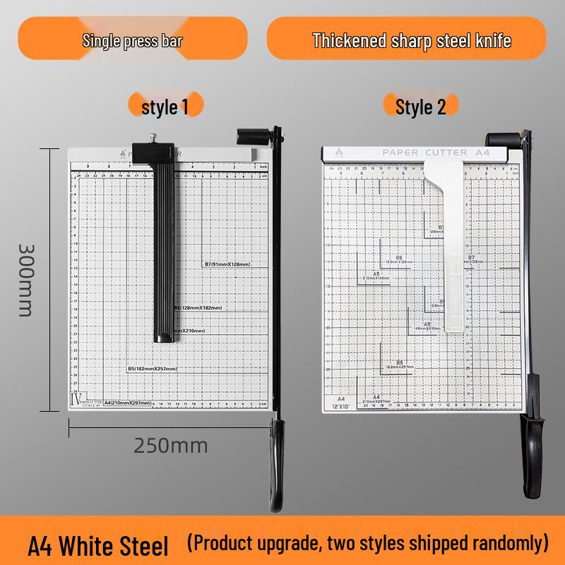 A4 Manual Paper Cutter - Steel & Wooden Photo Cutting Knife