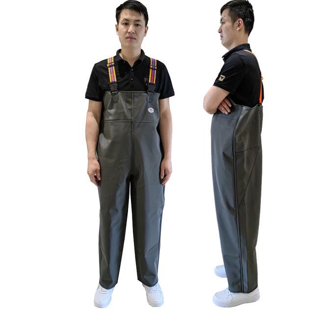 Wasserdichte Seeigel-Aquakultur-Overalls - Schmutzabweisende, schuhlose Leder-Fischerhosen