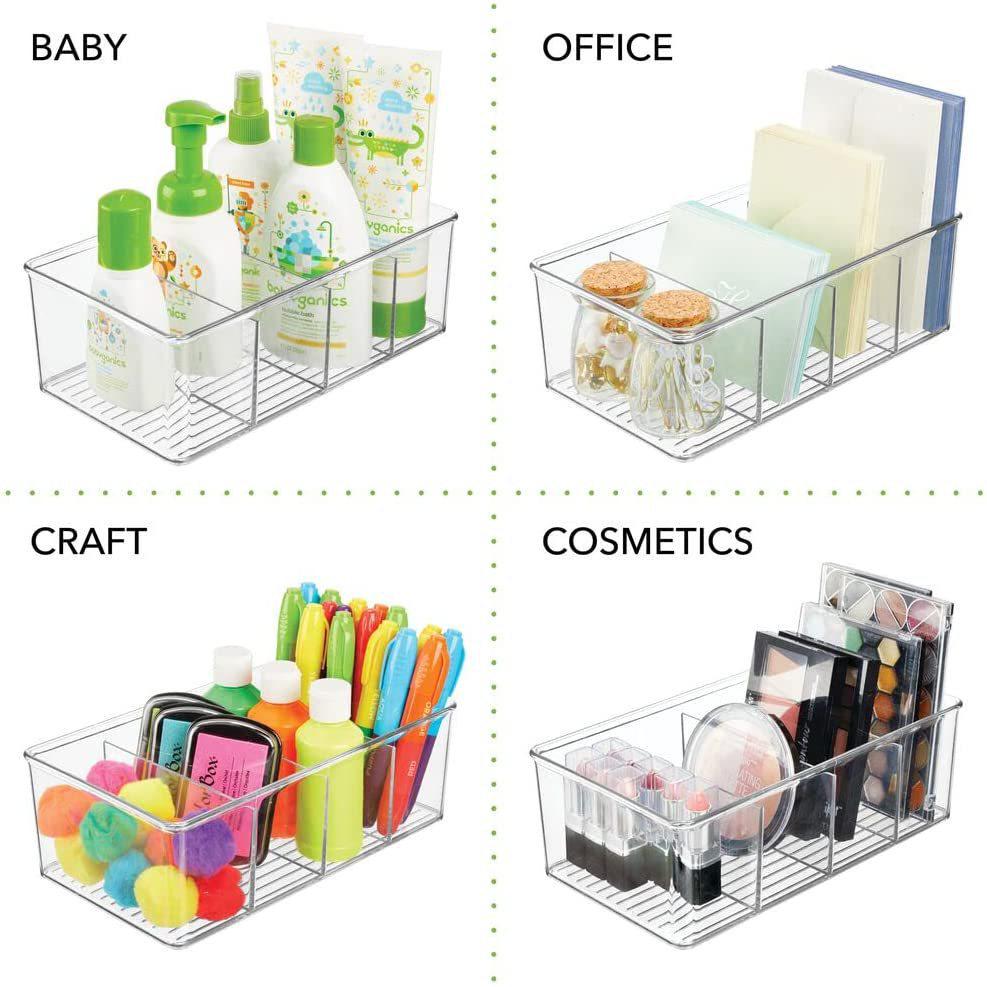 Transparent Snack, Tea, and Coffee Storage Box for Living Room or Office