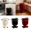 Bidone della spazzatura con ruote da 15L, Contenitore per rifiuti, Pattumiera per Bagno, Casa, Cucina