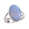 Natürlicher Owyhee Opal Edelstein 925 Massiv Sterlingsilber Schmuckring Gr.7.5 S1T02
