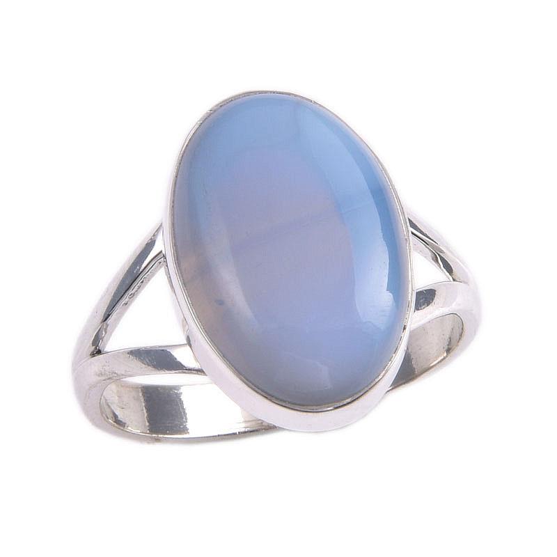 Natürlicher Owyhee Opal Edelstein 925 Massiv Sterlingsilber Schmuckring Gr.7.5 S1T02