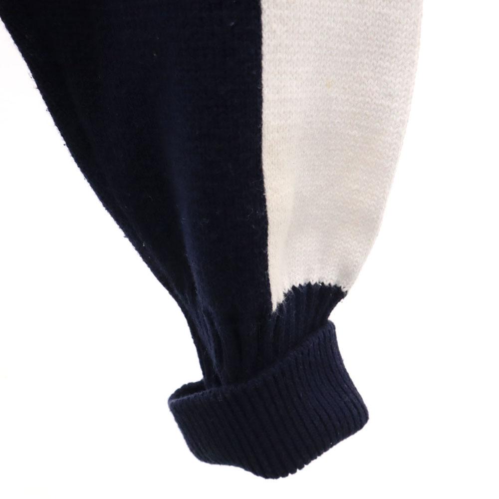 Nautica 90s Old Long Sleeve Sweater XL Navy Other Cable Knit Men's Used