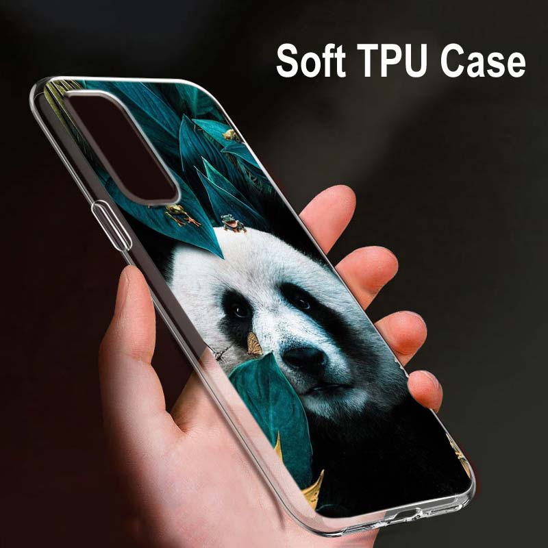 Flor Animal Tigre Para OPPO Reno7 SE 6 5 Z F 4G 5G Find X2 X3 Neo Lite Pro Plus Transparente Suave Funda de Teléfono Coque