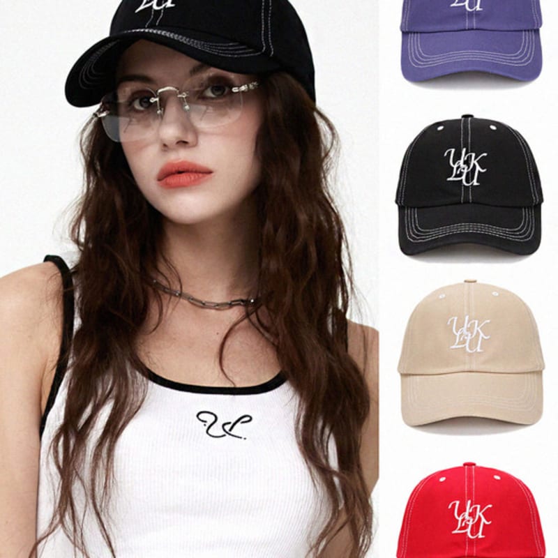 

ULUK Lucida Stitch Embroidery Ball Cap 4 Colors Purple