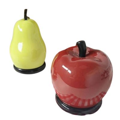 New Apple Pear Toothpick Barrel Simulated Fruit Fun Shape Toothpick Box Toothpick Holders Household
