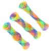 3Pcs Cat Spring Shape Tube Toy Colorful Bouncing Interactive Toy with Bell and Catnip
