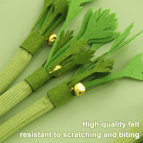 Cat Toys Durable Plush Catnip Toy High-Density Felt Realistic Celery Shape Stress Relief And Energy Release Soft Cat Toy for Cats
