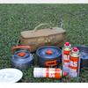 Set de Utensilios de Cocina Portátiles para Exteriores NiuNiu: Tetera de Camping, Sartén, Hornillo de Picnic y Bolsa