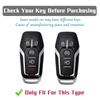 5 Buttons Tpu Car Key Case Cover For Ford F-150 Fusion Mondeo Mustang Explorer Edge Soft Anti-Scratch Key Fob Bag Key Chain