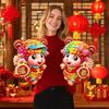 Sheep Year Theme Fu Sticker Full Back Adhesive Chinese New Year Sticker  Spring Festival Decor