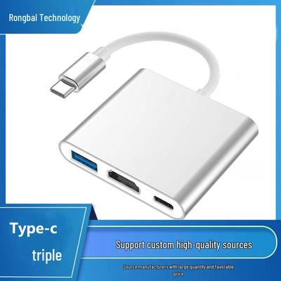 Typ-C auf HDMI 3-in-1 Erweiterungsdock für Fernseher und Projektor