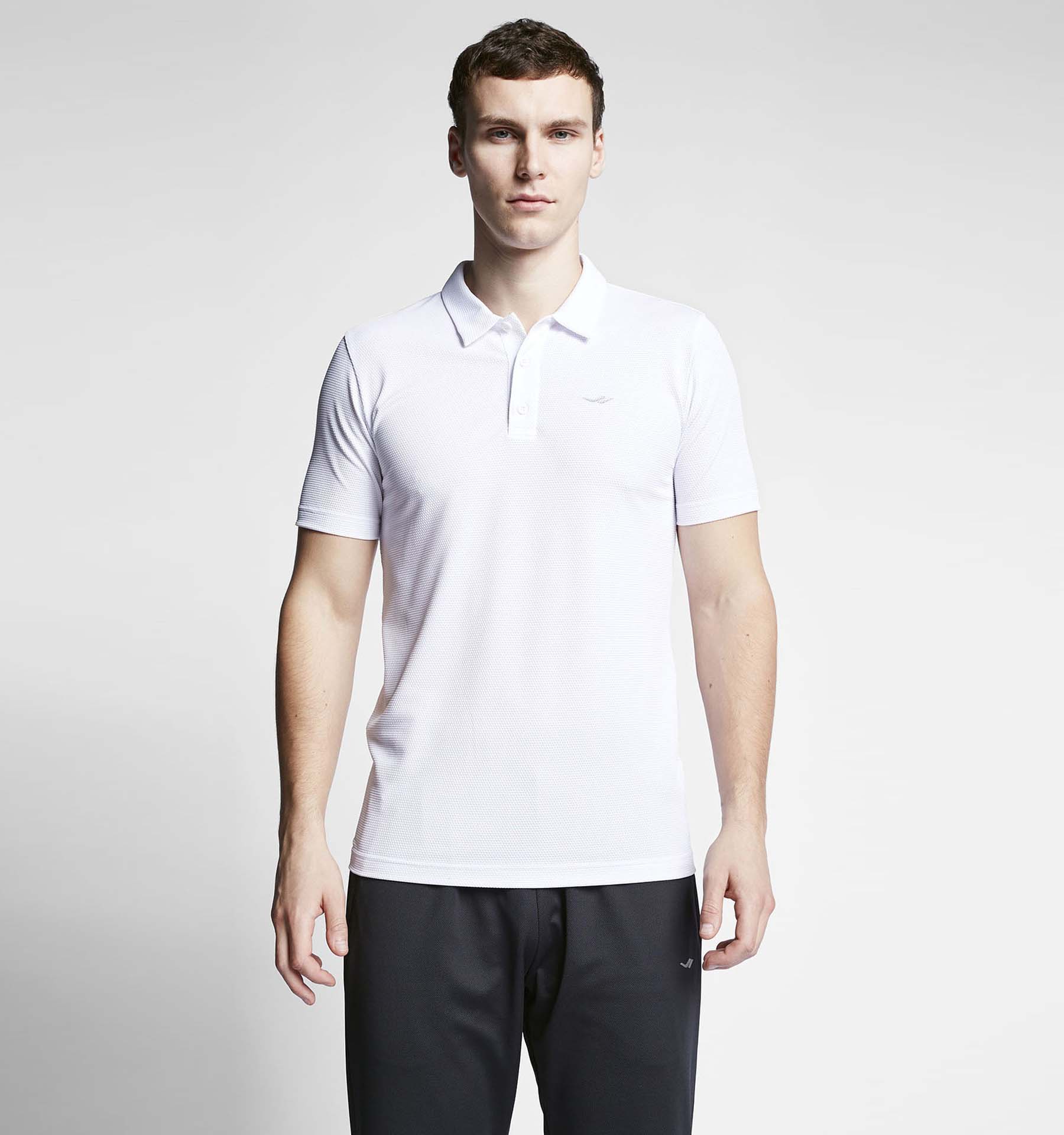 

Чоловіча футболка поло з коротким рукавом 23S-1297-23N XL білий
