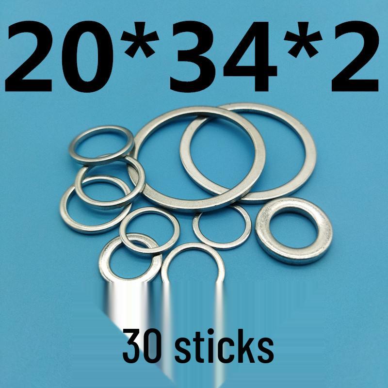 Thickened Galvanized Iron Flat Washer: Small Outer Diameter, Narrow Edge