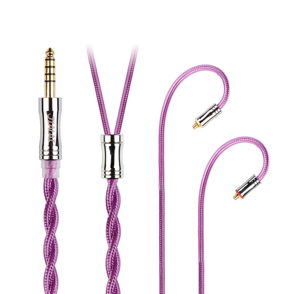 

JIALAI JLH3 Mix of Single Crystal Copper Wire and Single Crystal Copper Wire MMCX Earphone Upgrade Cable Replacement Detachable Headphone Cable No фіолетовий