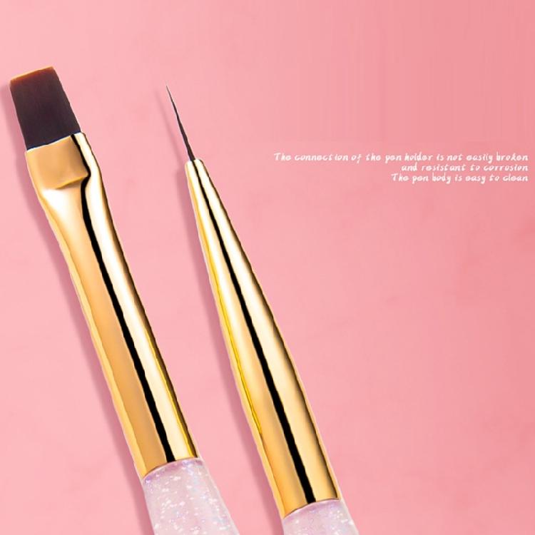 4pcs Nail Liner Brush and Dotting Pen Set Nails Art Brushes for Skilled Woman