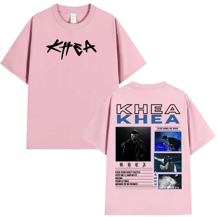 Rapper KHEA New Album 2025 Merch T Shirt Men Hip Hop High Quality Oversized Cotton Tshirts Unisex Retro Gothic Clothing Tshirt