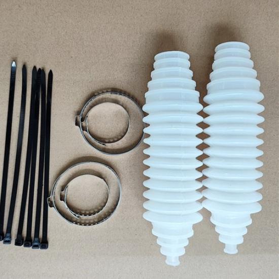 Универсальный Силиконовый Пыльник Рулевого Механизма Шестерня-рейка Комплект Пыльников Белый **