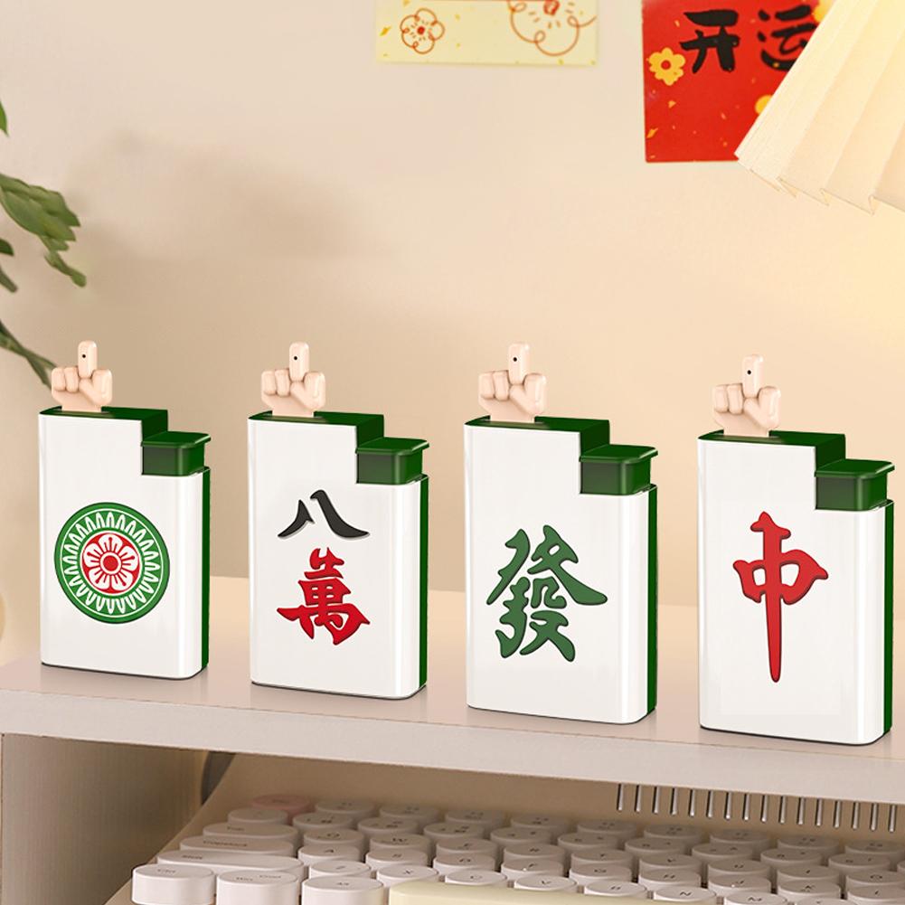 Mini Mahjong Theme Water Gun for Kids Entertainment Water Spray Discharge and Prank Toy