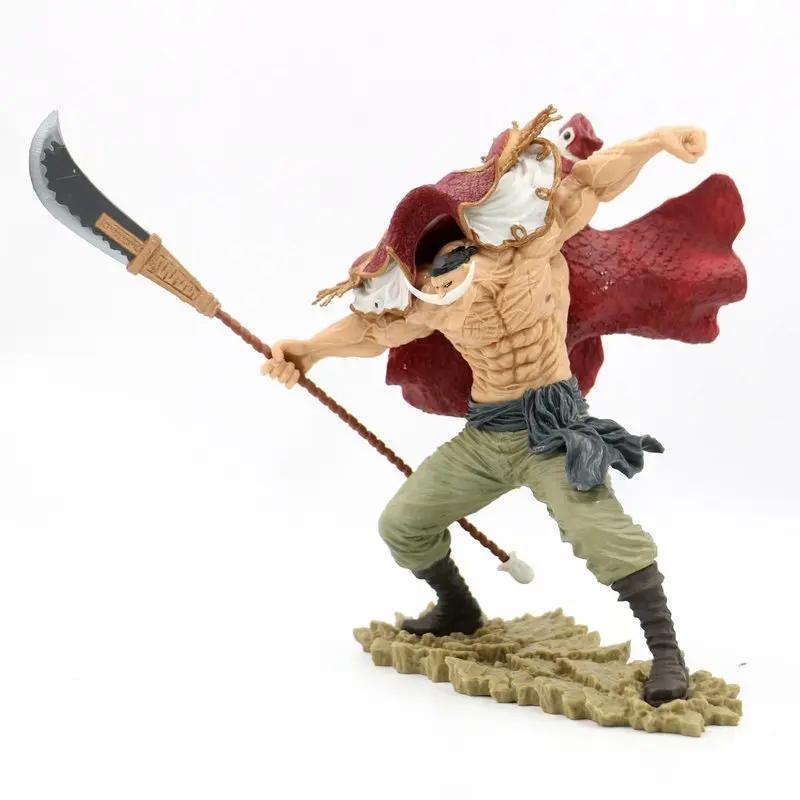 24cm One Piece White Beard Action Figure Anime Edward Newgate Figuras Toys Manga Figurine GK Statue Collection Model Ornaments