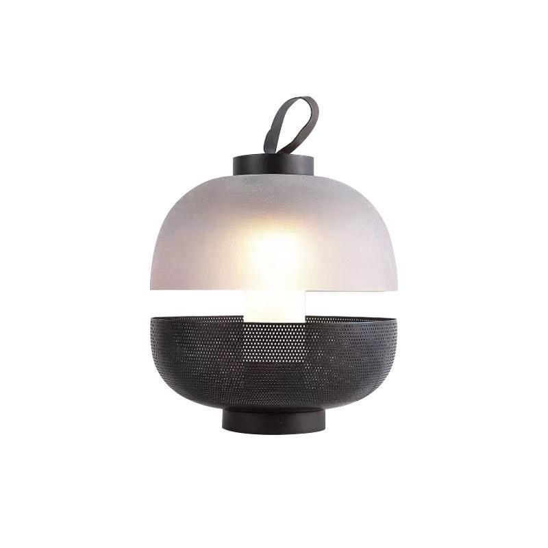 Creative Nordic Post-Modern Metal & Glass Table Lamp for Living Room & Bedroom Decor