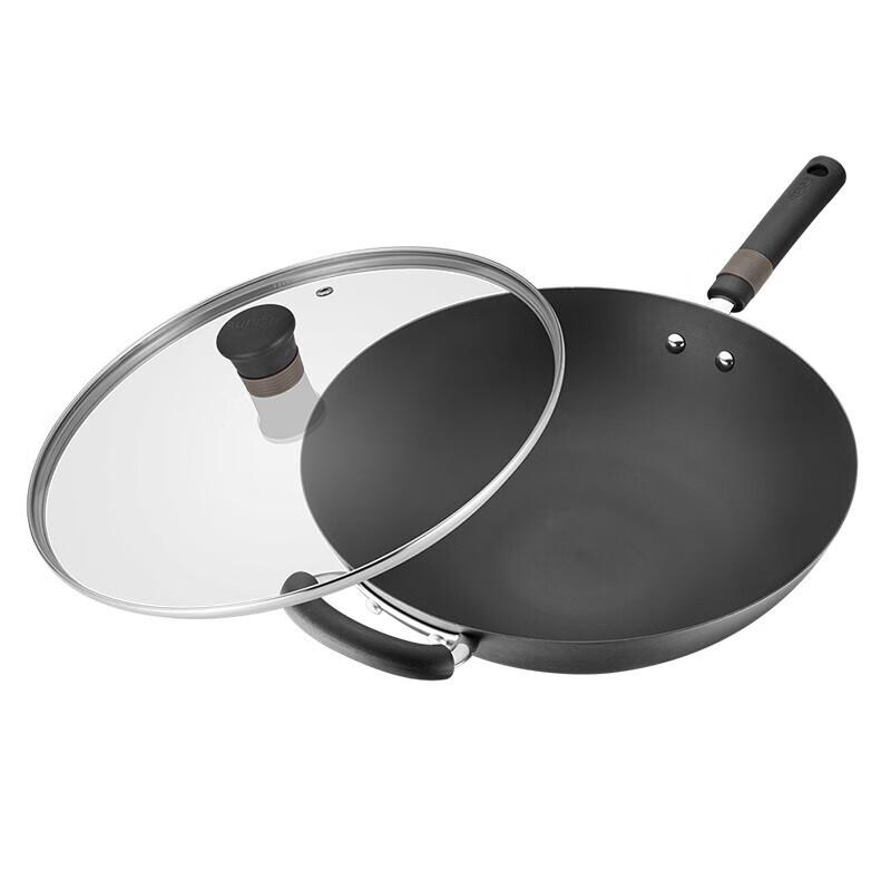 

Supor 34cm Titanium Iron Wok with Tempered Glass Lid