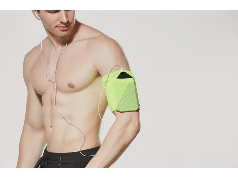 Reflective Fitness Arm Bag - Unisex Elastic Sports Sleeve for Running & Small Essentials