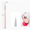 Manicure Liner Set of 3 Painted Engraving Hook Brush Manicure Pen Set