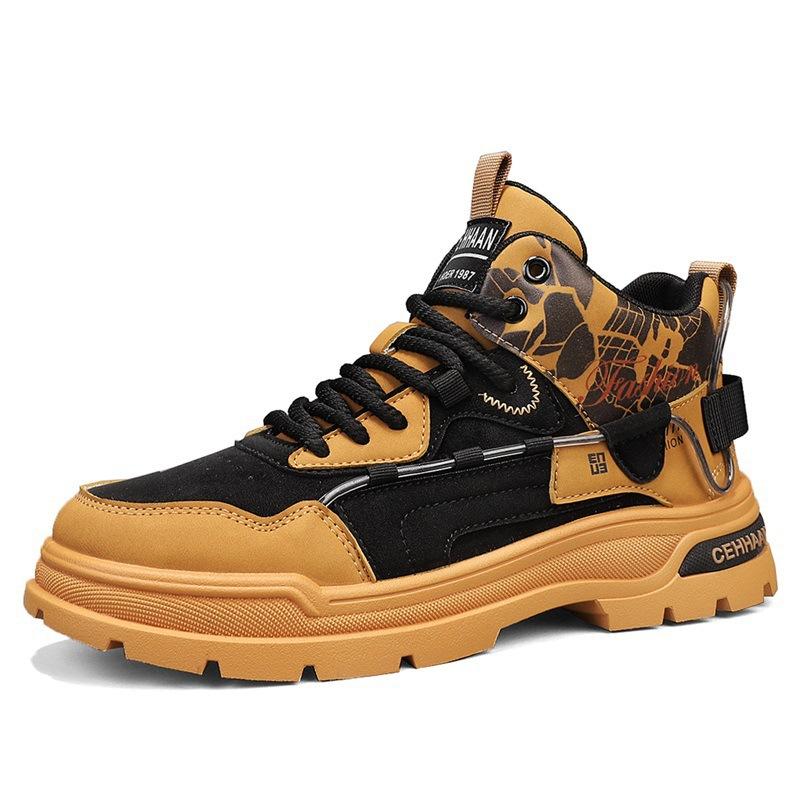 Mens Sports Shoes High Top Fashion Sports Mens Short Boots