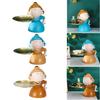 Girl Figurine Storage Tray Holder Creative Sculpture Wedding Party Decor