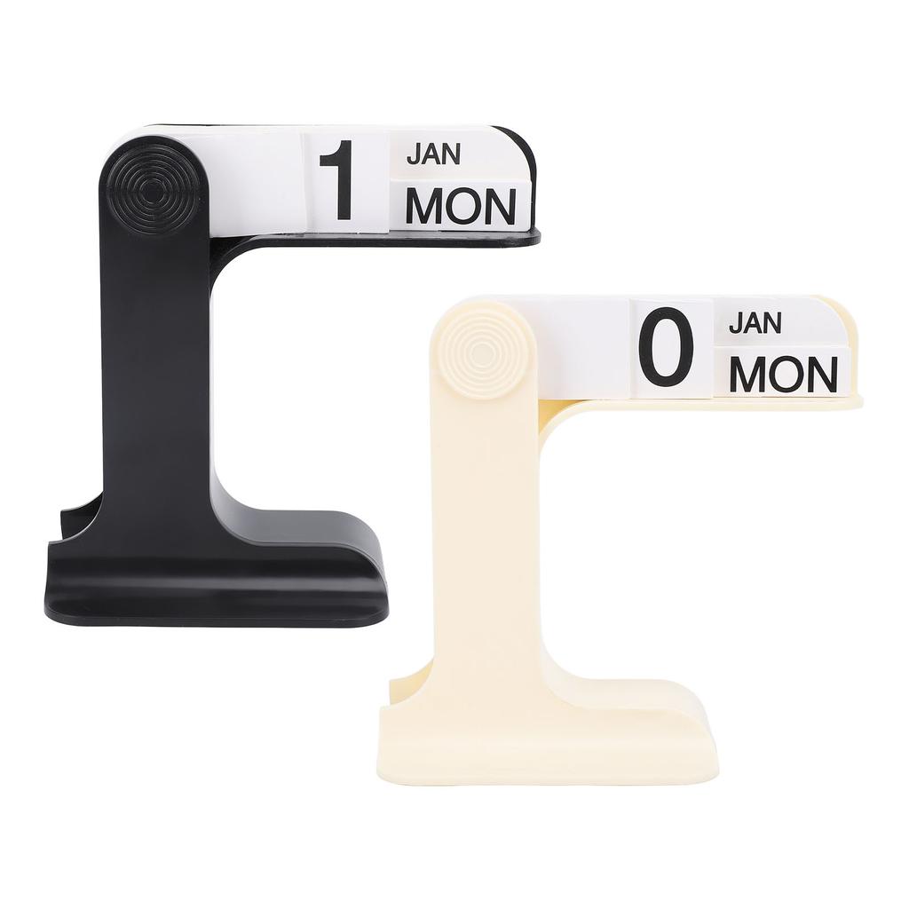 Flipping Simple Calendar Desktop Decoration Stress Relief Ornament Month Date and Day Boards Flip Pe