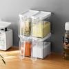 Seasoning Box with Cover and Spoon Seasoning Rack with Cover and Spoon Household