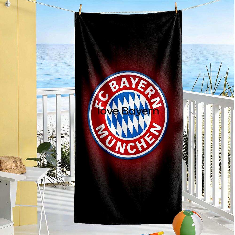Bayern Munich Beach Towel Quick-Dry Soft Microfiber Comfortable Lightweight