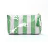 Modern Pvc Cosmetic Bag With Striped Design For Travel And Daily Use
